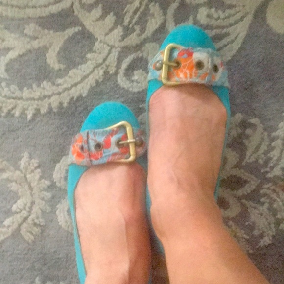 Nine West Leather sole Flats size 7-1/2 - Picture 6 of 11